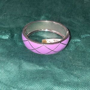 Purple and Silver Bracelet. NWT.